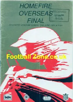 Overseas Speedway Final 1990 + Score Pull Out Sheet