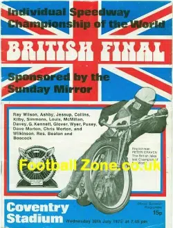 World Speedway Championship British Final 1975