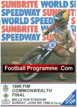 Belle Vue Speedway 1986 Championship British Commonwealth Final