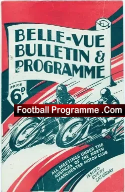 Belle Vue Speedway Programme 1947 Riders Championship