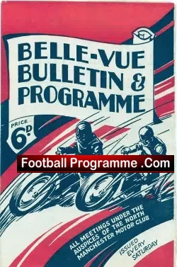 Belle Vue Speedway Programme 1947 Riders Championship