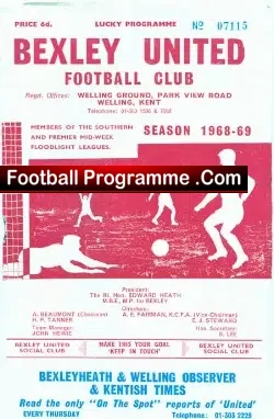 Bexleyheath Welling v Redhill 1969