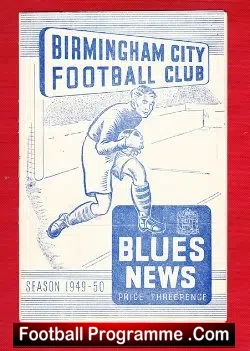 Birmingham City v Arsenal 1950