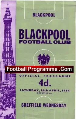 Blackpool v Sheffield Wednesday 1964