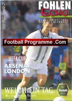 Borussia Monchengladbach v Arsenal 1996