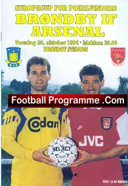 BrÃ¸ndby IF v Arsenal 1994 – Denmark