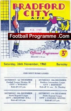 Bradford City v Barnsley 1960