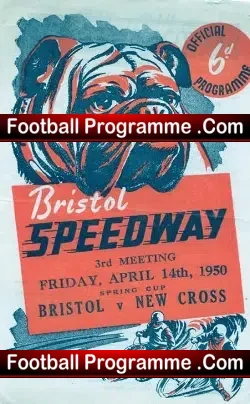 Bristol Speedway v New Cross 1950