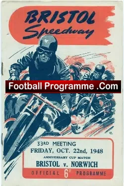 Bristol Speedway v Norwich 1948