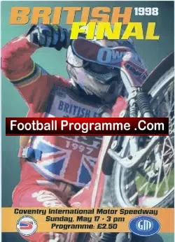 British Speedway Final 1998 BSPA