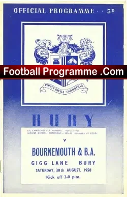 Bury v Brighton 1958