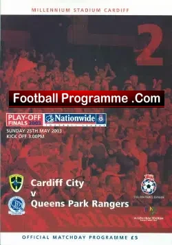 Cardiff City v QPR 2003 – Play Off Final