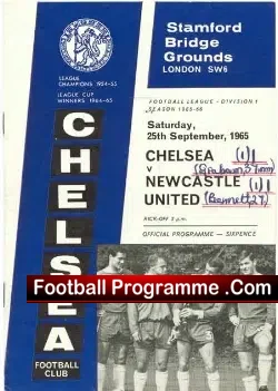 Chelsea v Newcastle United 1958
