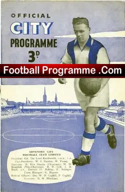 Coventry City v Northampton Town 1956