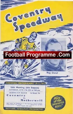 Coventry Speedway v Motherwell 1953