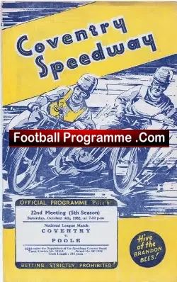 Coventry Speedway v Poole 1952