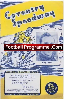 Coventry Speedway v Poole 1953