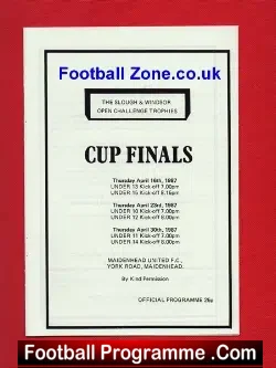 Cowley Youth v Ridgeway Rovers 1987 Including Young David Beckham
