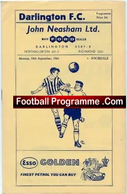 Darlington v Rochdale 1961