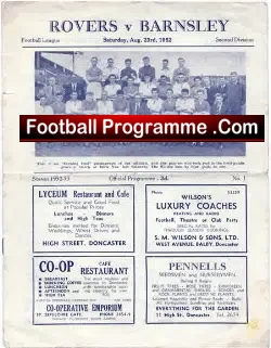 Doncaster Rovers v Barnsley 1952