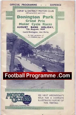 Donington Park Motor Cycle Grand Prix 1939