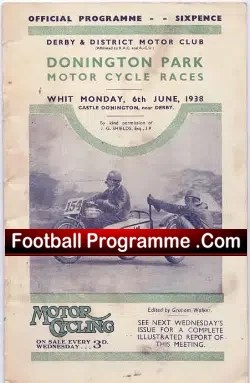 Donington Park Motor Cycle Grand Prix 1938