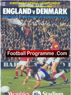 England v Denmark 1979