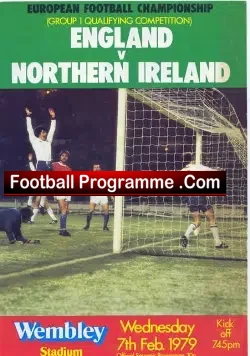 England v Northern Ireland 1979