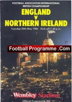 England v Northern Ireland 1980