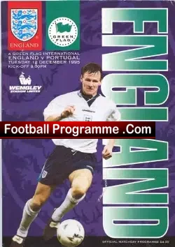 England v Portugal 1995