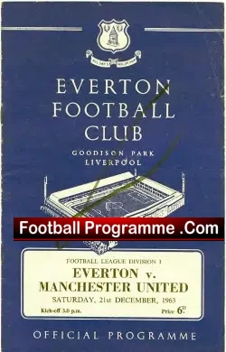 Everton v Manchester United 1963