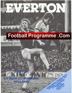 Everton v SV Roda JC Kerkrade 1979