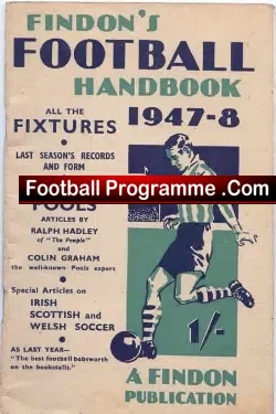 Findons Football Handbook 1947 – 1948