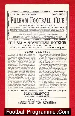 Fulham v Tottenham 1946