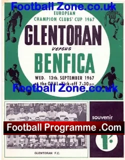Glentoran v Benfica 1967