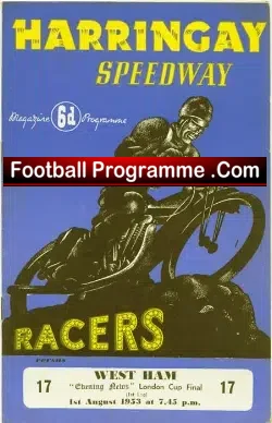 Harringay Speedway v West Ham 1953 – London Cup Final