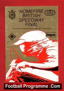 Homefire British Speedway Final 1990
