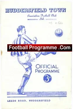 Huddersfield Town v Middlesbrough 1951