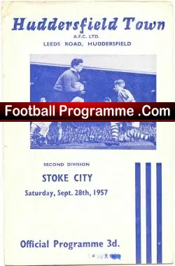 Huddersfield Town v Stoke City 1954