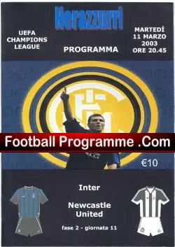 Inter Milan v Newcastle United 2003 – Pirate Issue