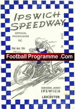 Ipswich Speedway v Leicester 1954