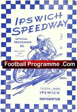 Ipswich Speedway v Southampton 1955