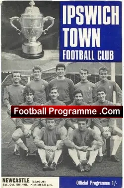Ipswich Town v Newcastle United 1968