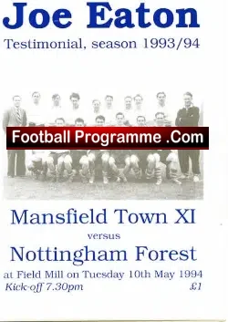 Joe Eaton Testimonial Mansfield Town 1994