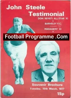 John Steele Testimonial Barnsley Town 1977