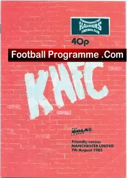 Kidderminster Harriers v Manchester United 1985 – Friendly Match