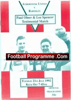 Lee Spencer Paul Olner Testimonial Atherstone United 1992
