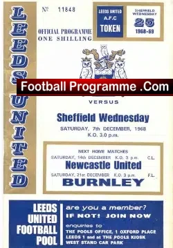 Leeds United v Sheffield Wednesday 1968