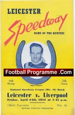 Leicester Speedway v Liverpool 1950