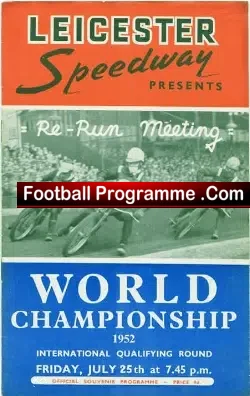 Leicester Speedway World Championships 1952